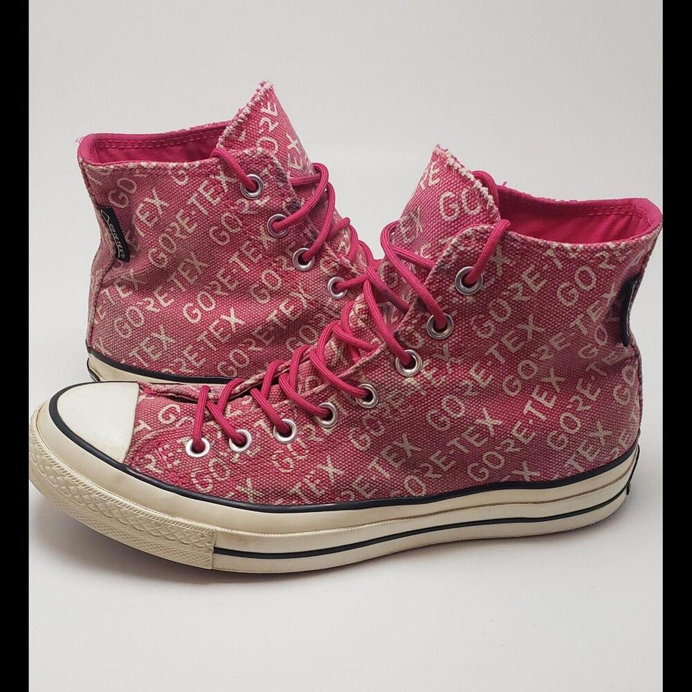 Unisex Converse HI GORETEX Pink White Sneakers Shoes 162352C Size 8.5M 10.5W